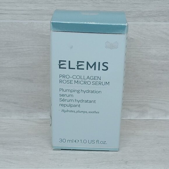 ELEMIS Pro-Collagen Rose Micro Serum 1 US fl. oz. -Plumping Hydration Serum - Picture 1 of 6